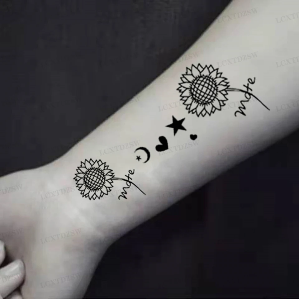 Temporary Tattoo Stickers For Men And Women, Butterfly, Lotus, Animal False Tattoo, Waterproof And Durable, Body Art, Arms, Legs