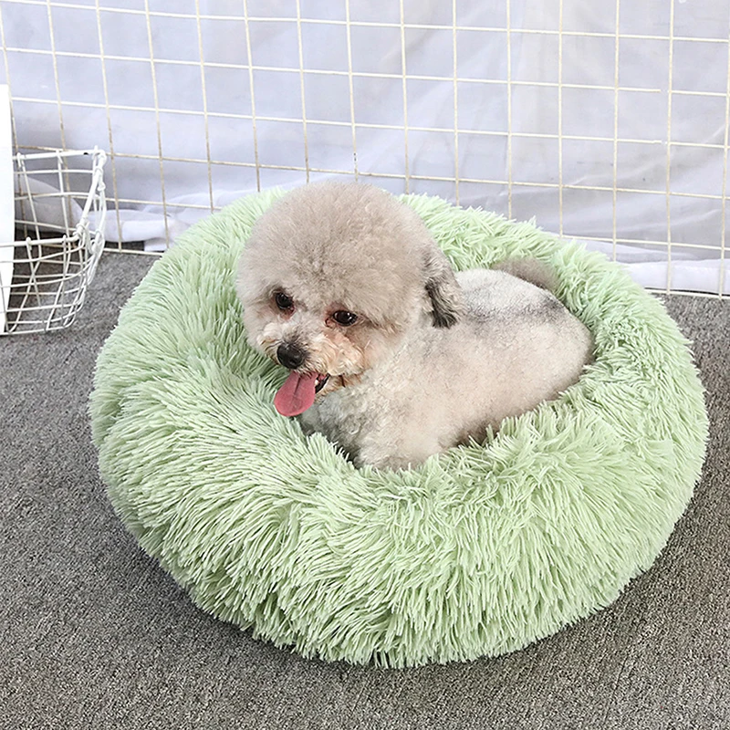 

Plush Dog Bed Warm Winter Cat Pet Bed Mat Small Medium Extra Large Dogs Pads Accessories Macaron Cama Perro panier chien