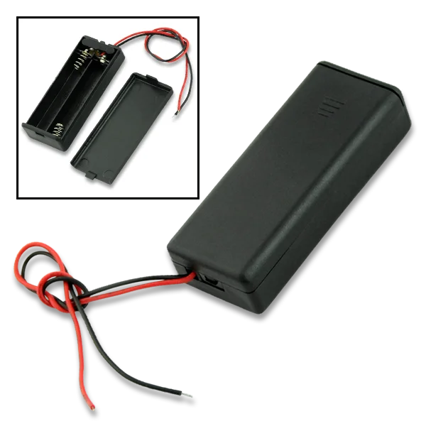 Новинка пластиковая коробка для хранения батарей AAA 4x 3x 2x чехол с крышкой