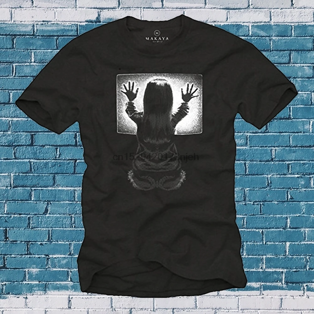 Модная Летняя мужская приталенная футболка с изображением фильма ужасов