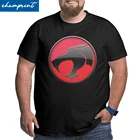 Мужская футболка с логотипом Thundercat, футболка с большим высоким логотипом, грозкоты против HiMan Cheetara 80-х, ретро мультяшная футболка большого размера 4XL 5XL 6XL