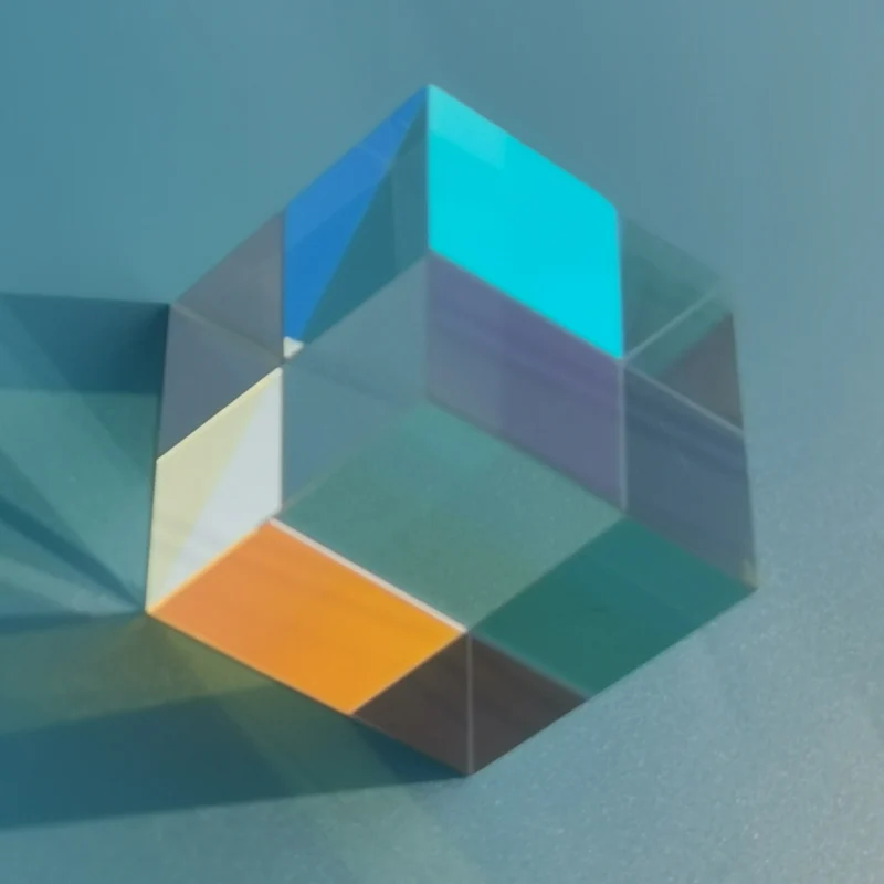 Дихроическое стекло 50 мм оптическая Цветовая Призма шестигранный светильник K9