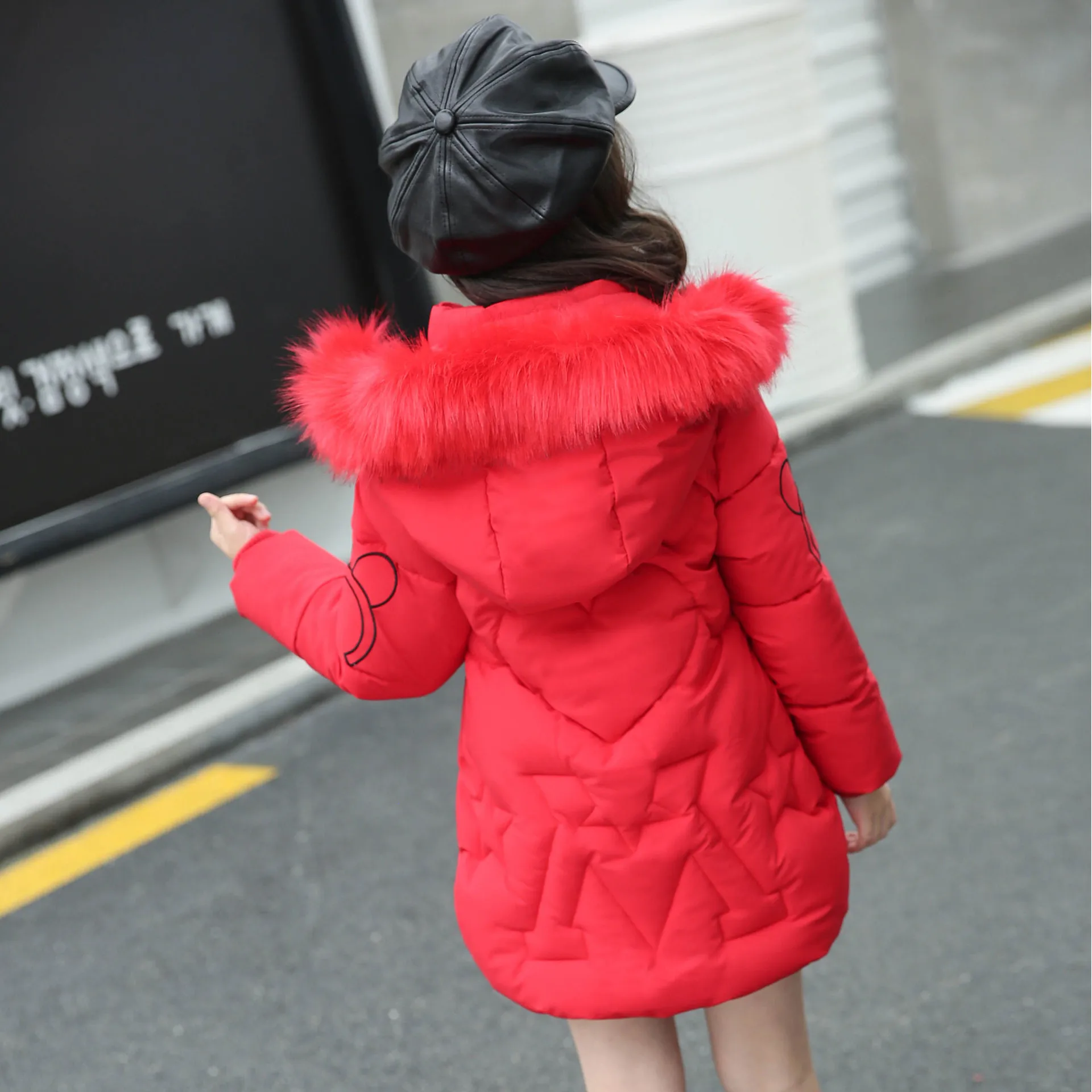Girl clothes Russian autumn Winter cotton Jackets Baby Outdoor Warm Clothing Thick Coats Children's Kids Cartoon Outerwear parka | Детская