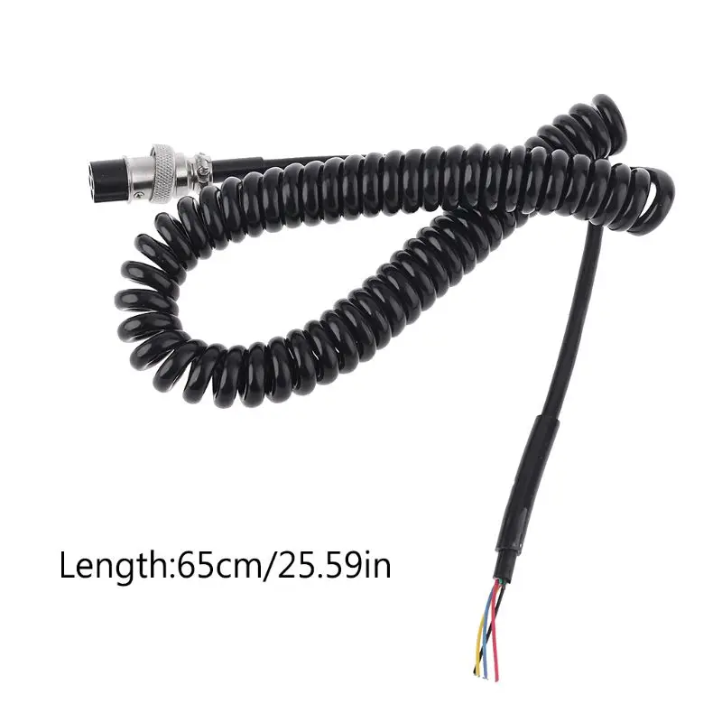 

Durable CB Radio Speaker Mic Microphone 4 Pin Cable for Cobra PR550 PR3100 PR4000 MRHH100 Car Walkie Talkie Accessories