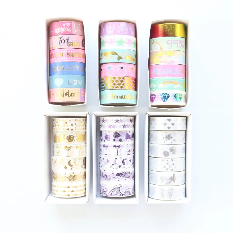 Мультяшная лента для декорации Domikee набор из фольги дневников и ноутбуков милая