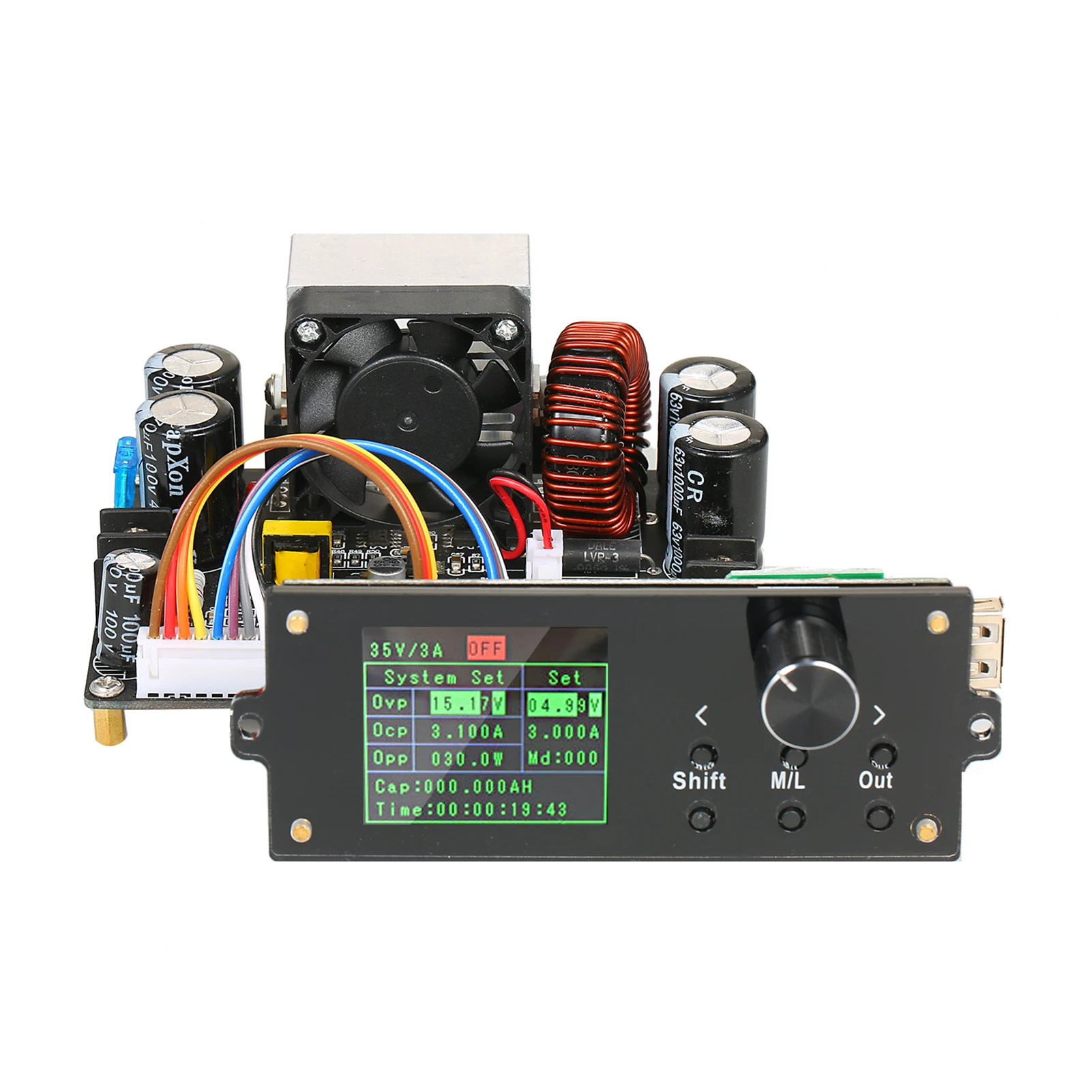 

DPX серии 1,8 "Цвет Экран Дисплей CNC регулируемый источник постоянного тока понижающий модуль Встроенный Вольтметр Амперметр