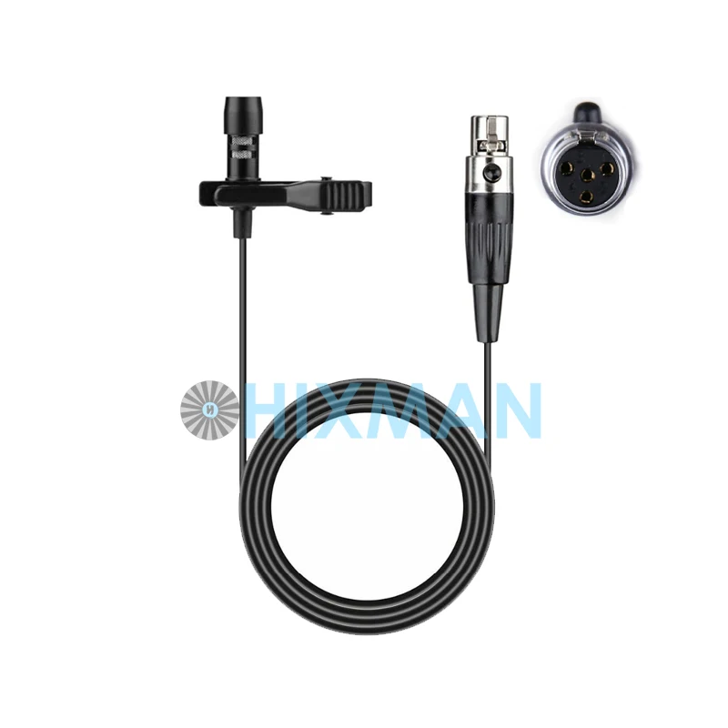 HIXMAN Pro LM1-SL UniDirectiona Lavalier Tie clips lav конденсаторный микрофон для shlineure 6 JTS Carvin Trantec TOA