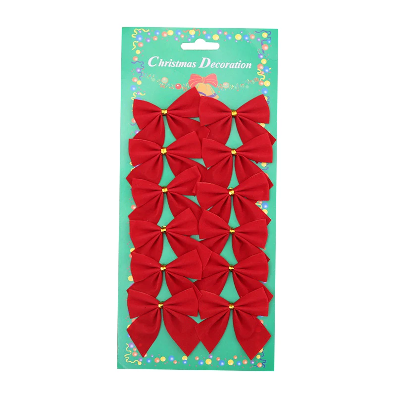 12 шт. в упаковке Ёлочные банты Елочное украшение Рождественские украшения