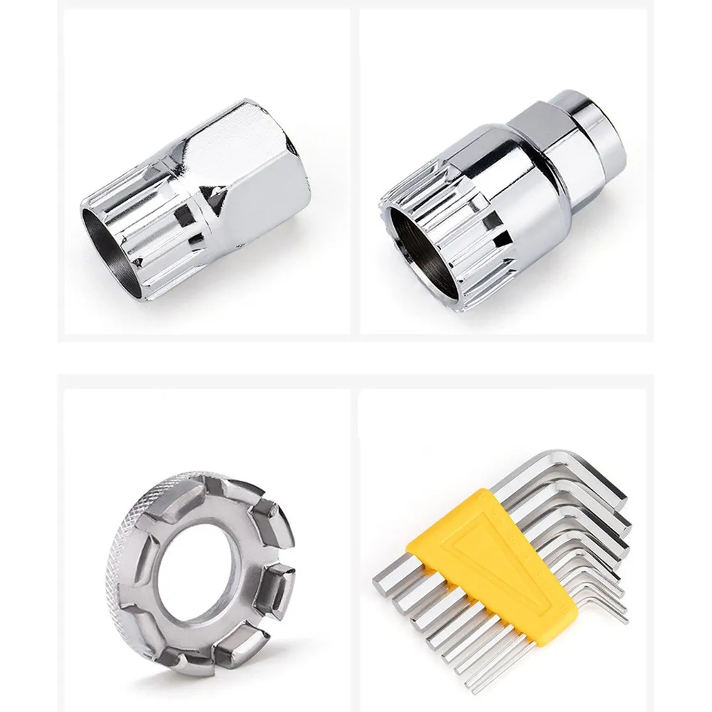 

21pcs MTB Road Mountain Bike Bicycle Maintenance Repair Tool Wrench Kit Professional Bicycle Wrench Cycling Maintenance Toolbox