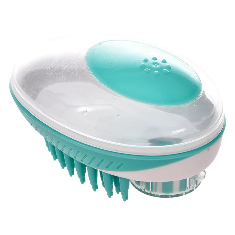 

Pet Dog Bath Brush Comb Silicone SPA Shampoo Massage Brush Shower Hair Removal Comb For Dogs Cats Cleaning Grooming Tool