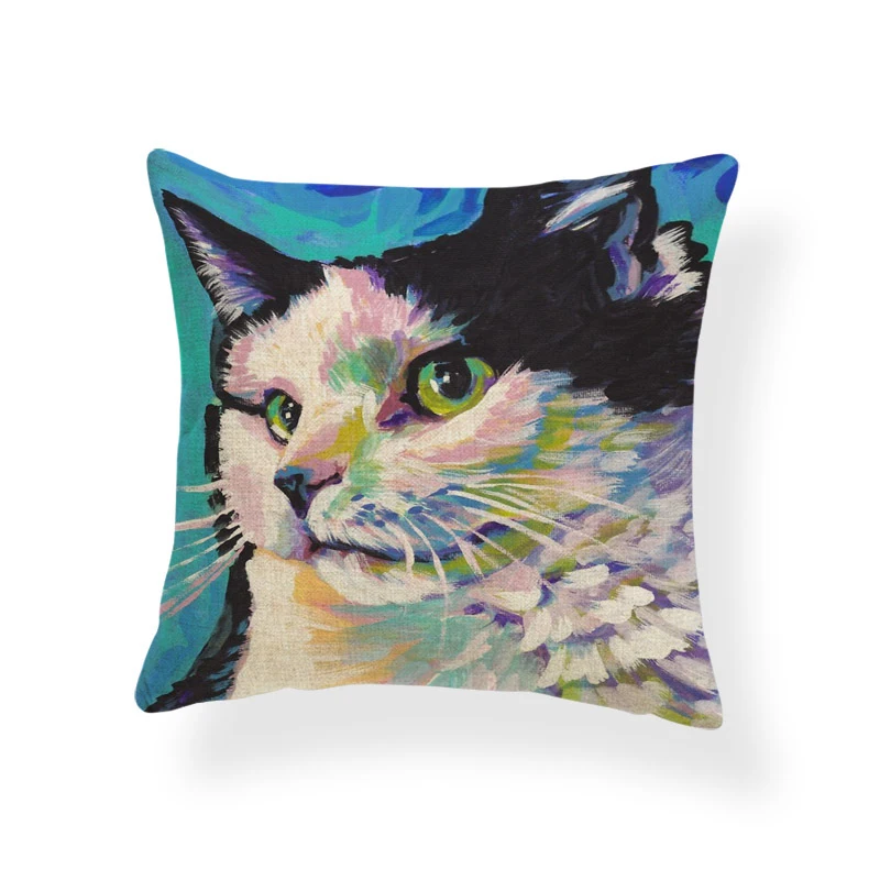 Хиппи Happy Animal наволочка Чихуахуа золотистый ретривер Коралловая собака хаски