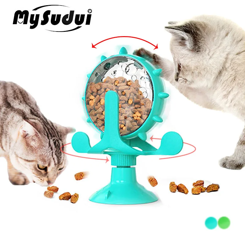 

Игрушки для собак и кошек, спиннинг с утечкой еды, обучающие игрушки для кошек, Интерактивная игрушка для еды, проигрыватель, медленная корм...
