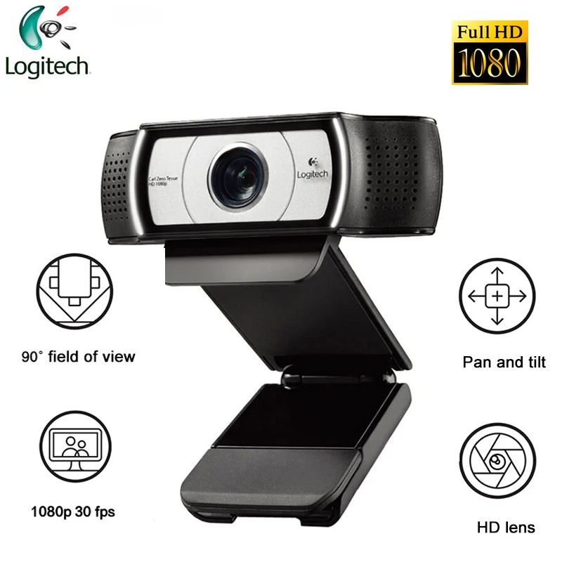 Logitech C930C HD камера Live Network Video Conference широкоугольный 1080P 4 кратный цифровой зум