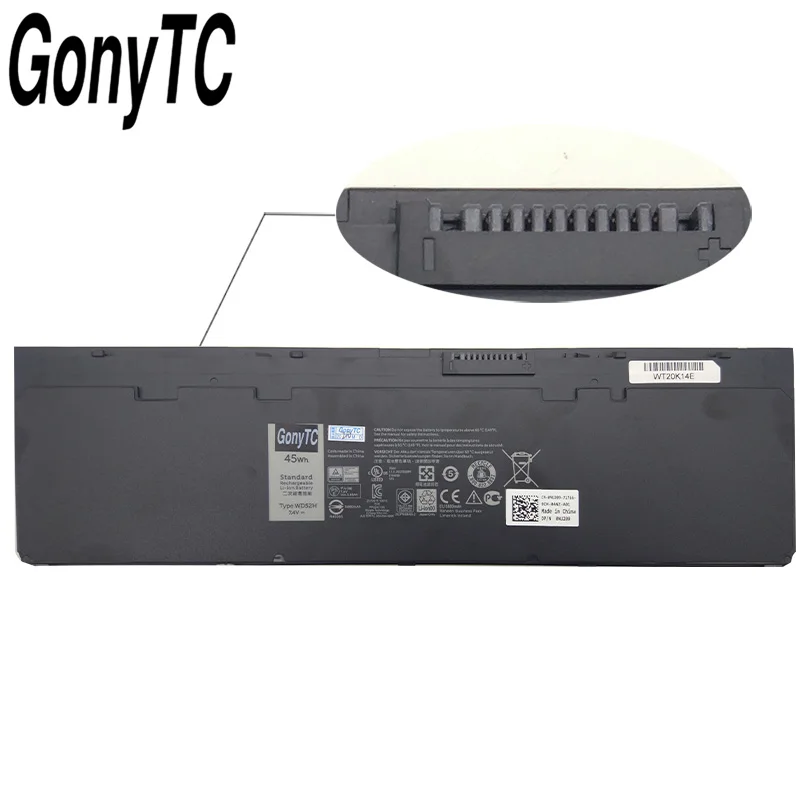 GONYTC WD52H VFV59 Оригинальный Новый ноутбук Батарея для DELL Latitude E7240 E7250 W57CV 0W57CV GVD76 7 4 V