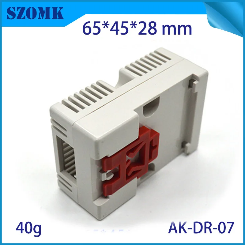 (2 шт.) пластиковый корпус на din рейку для электроники настенный электрического