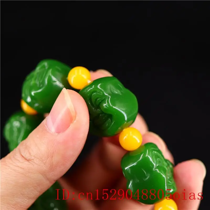 Jade mMaitreya браслет очаровательные ювелирные изделия Модные подарки Jadeite