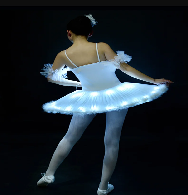 Профессиональная балетная пачка светодиодный Лебединое озеро для взрослых