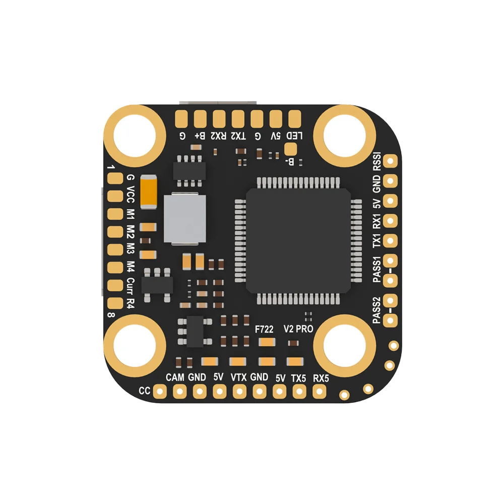Полетный контроллер Foxeer Mini F722 V2 Pro (для плавания по BMS) для FPV гоночных беспилотных