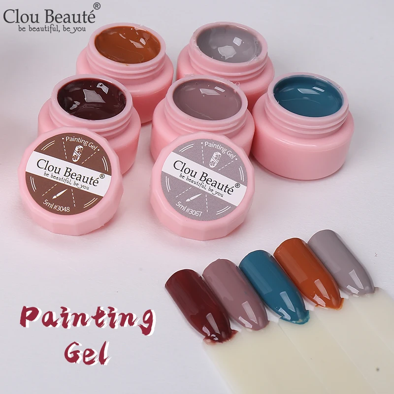 Гель лак для ногтей Clou Beaute 72 цвета УФ светодиодный LED|Гель ногтей| |