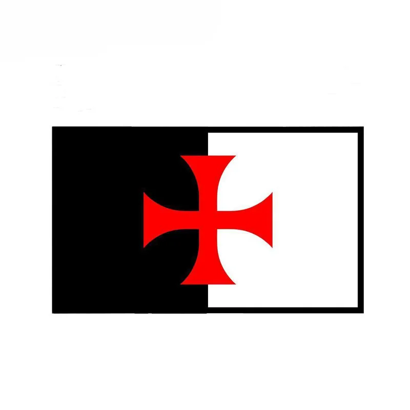 

Car Sticker Cross Templar Knights Shield Suitcase Cover Scratches Decal Decoration Window Rear End Decoration KK 14cm*8cm