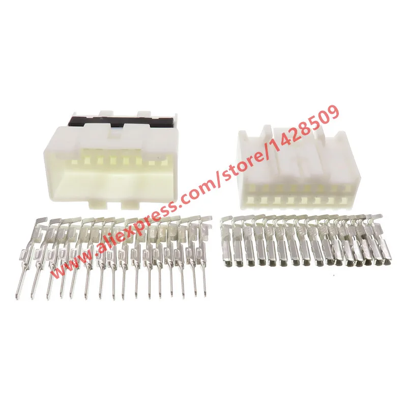 

5 Sets 16 Pin Female Male Auto Window Lifter Plug Wire Connector For Chevrolet MG643315 MG653198