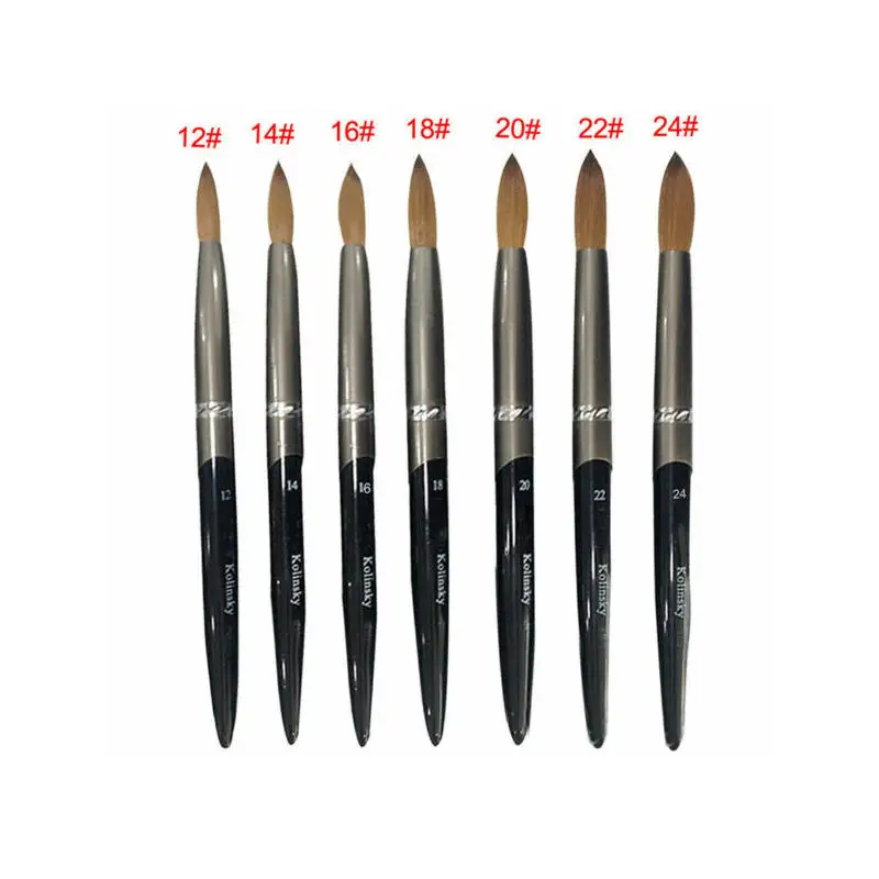 Инструмент для маникюра круглый стержень большая Хрустальная ручка кисть