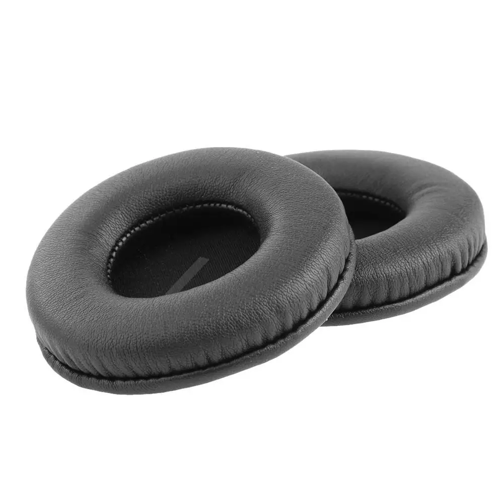 

2Pcs 85mm Universal Replacement Headphone Ear Pads Cushion Memory Foam + Protein Leather Cover Earmuffs Headset Accessories