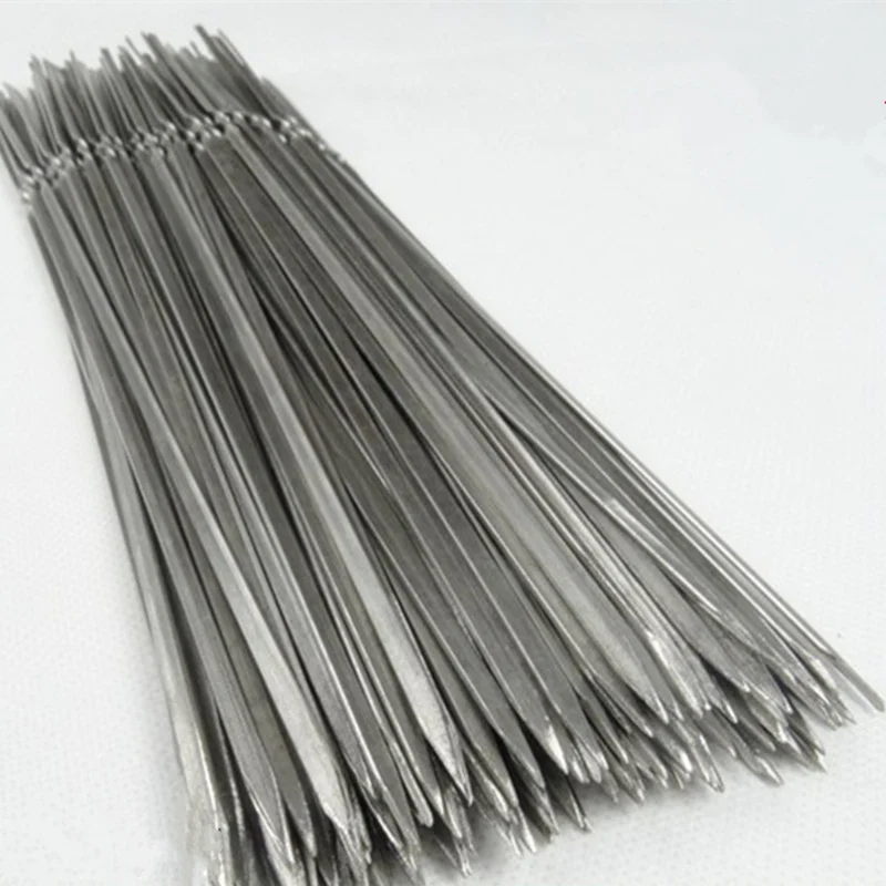 Аксессуары для барбекю многоразовые плоский нержавеющая сталь шампура bbq иглой