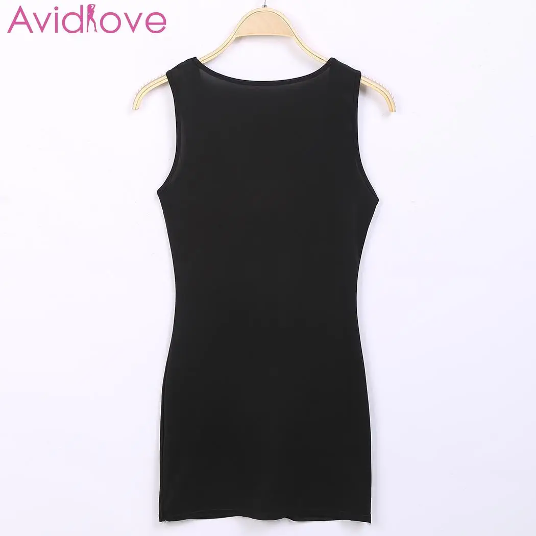 Женское платье без рукавов на шнуровке спереди однотонное облегающее