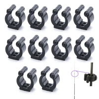 20pcsset plastic club clip fishing rod pole storage rack tip clamps holder clips pool cues exhibition clip fishing rod tool