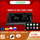 Автомобильный мультимедийный плеер на Android 2003 для BMW X3 E83 2009-с 2 + 32 ГБ ОЗУ Google BT Idrive WIFI GPS навигацией радио Carplay