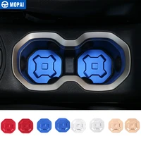 mopai aluminium alloy car interior cup holder mat pad decoration stickers for jeep renegade 2015 2016 car styling