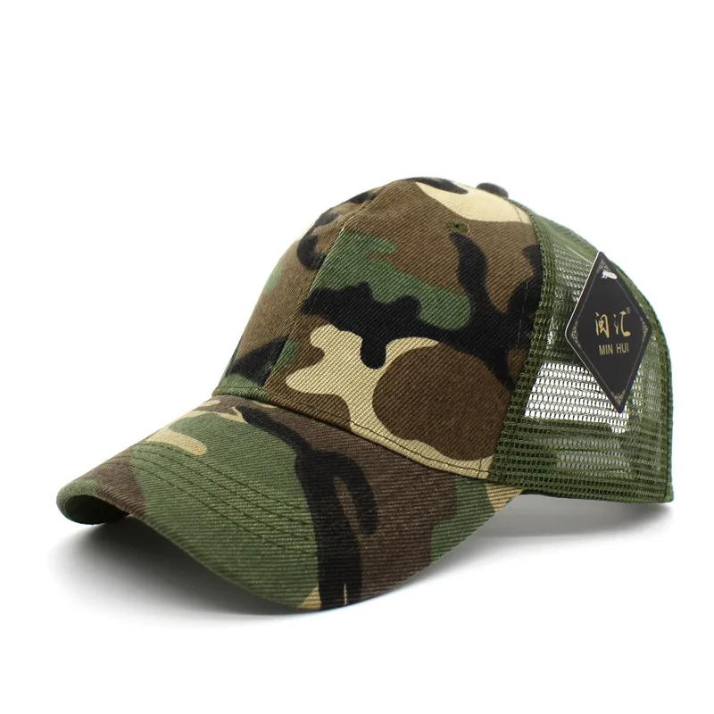 Новая модная камуфляжная бейсбольная кепка женская уличная дышащая мужская