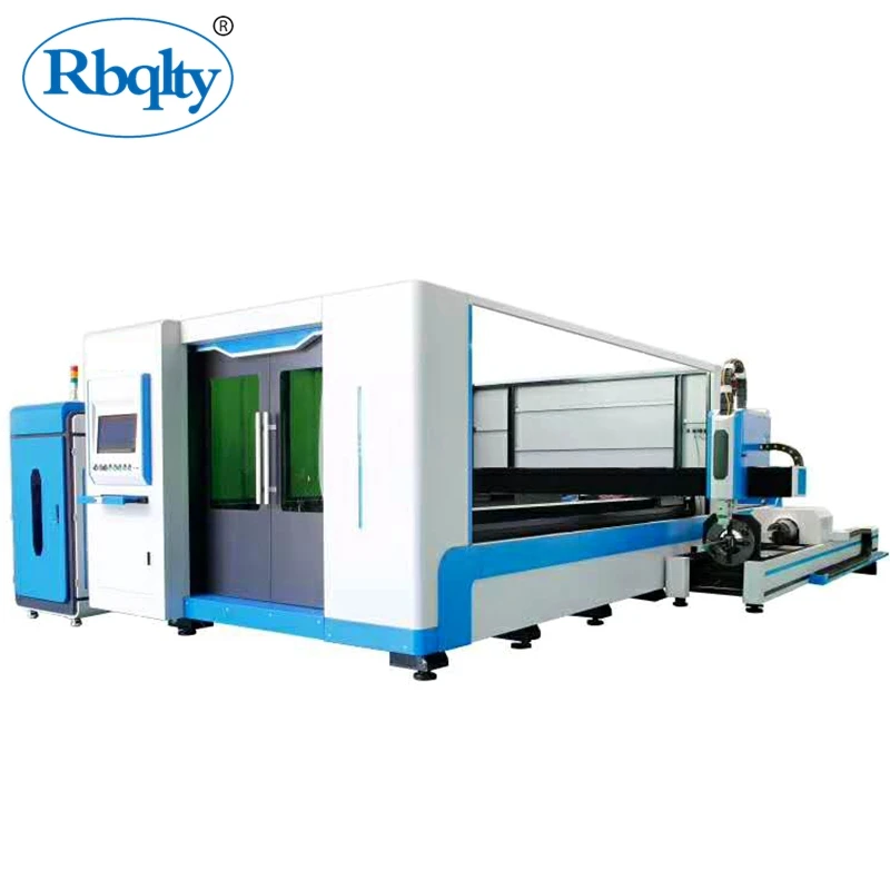 Волоконно Лазерная резка передвижная настольная машина закрытого типа система