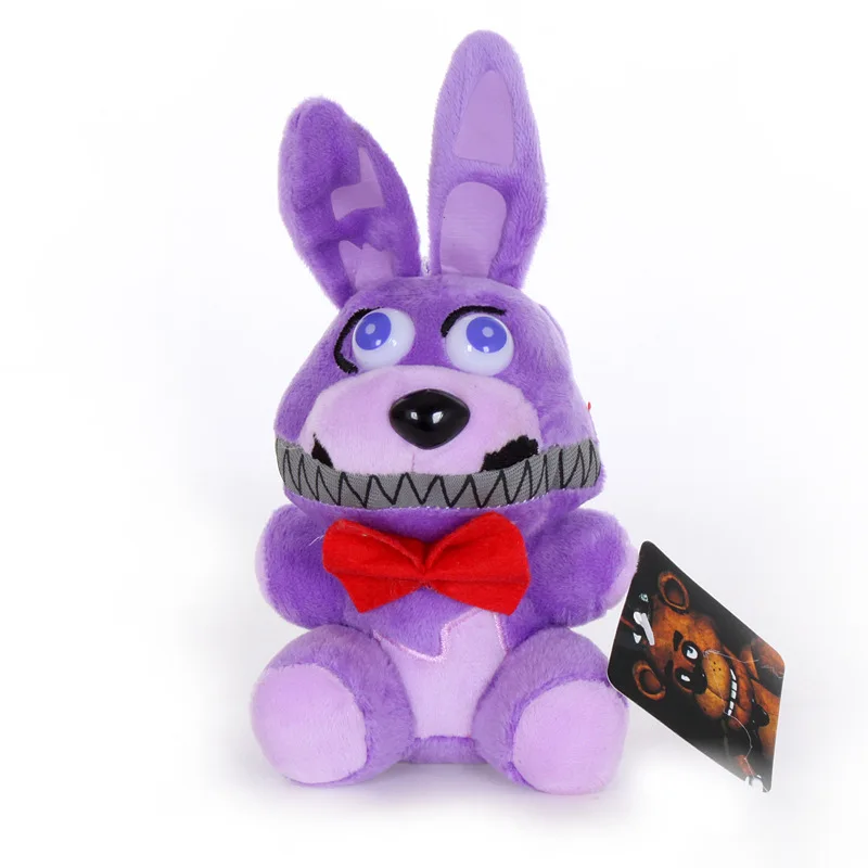 1 шт. 15-25 см поступление пять ночей у Фредди 4 FNAF плюшевые игрушки подвесной зажим брелок мягкие игрушки для подарки для детей