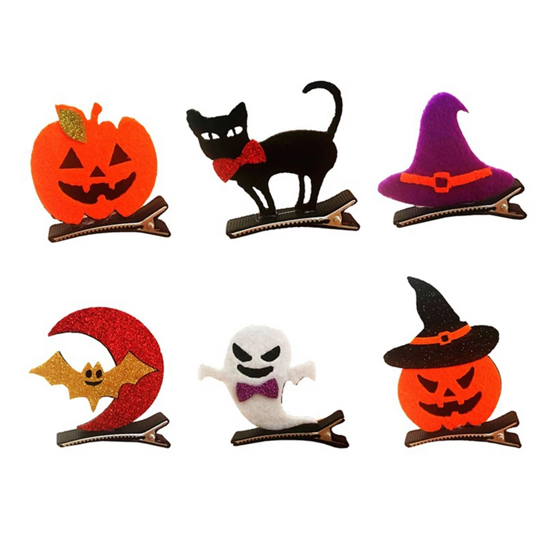 6 девочек комплект Хэллоуин Декор головной убор Форма Головы Обруч карнавал