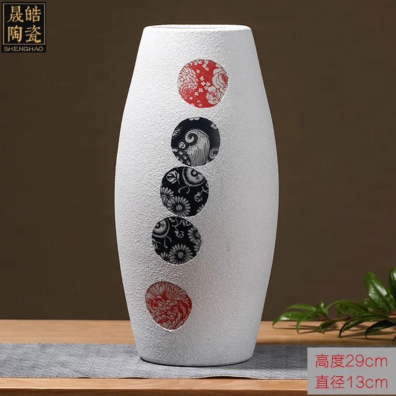 Креативная ваза фарфоровая современный дизайн Настольная Ваза для улицы