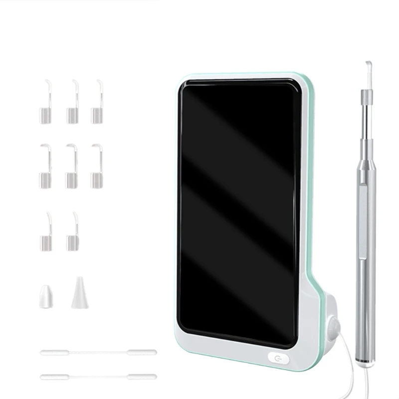 

5" Screen 5MP 3.9mm Ear Scope Endoscope Ear Wax Removal Camera Otoscope Monitor 28GF