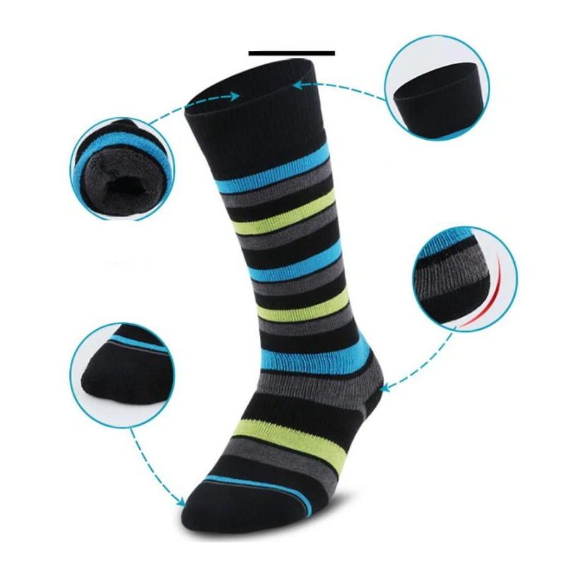 Зимние теплые лыжные носки для детей мужчин и женщин уличные спортивные