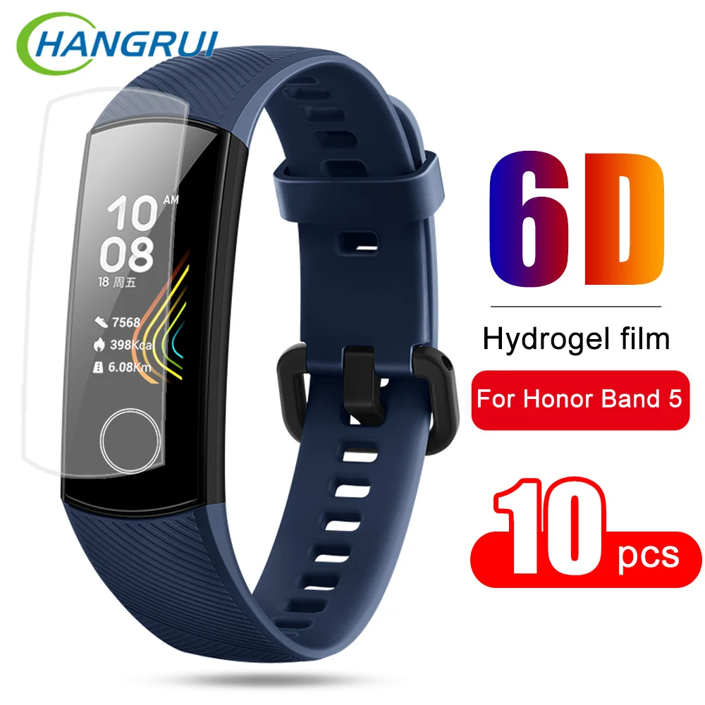 10 шт. для Huawei Honor Band 5 4 защитная пленка экрана против царапин 9D прозрачная
