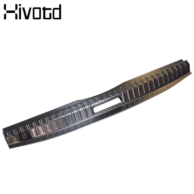 1 pcs inside Hivotd для пежо 3008 GT peugeot 3008 3008GT машина задний защитный бампер багажник из нержавеющей стали защитная педаль внешние накладка на задний бампер автоаксессуары для авто - Цвет: 1 pcs inside