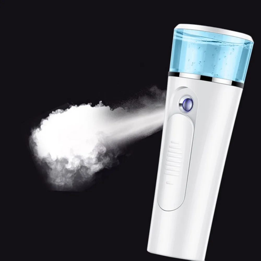 

2-in-1 Handheld Mist Sprayer Portable Facial Steamer Sprayer USB Rechargeable Power Bank Sprayer Beauty Instrument new