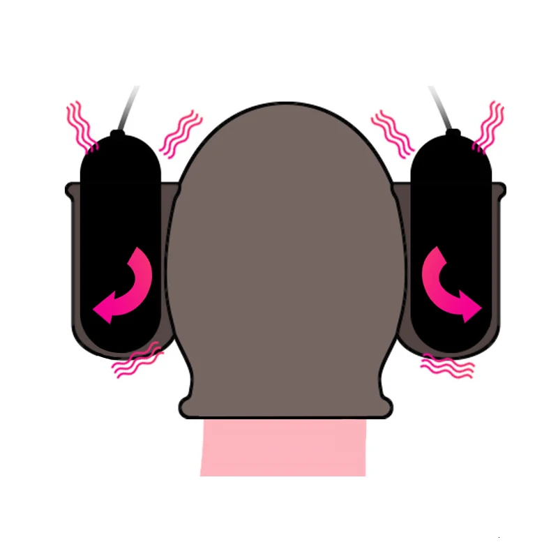 Массажеры для пениса с двумя чехлами мастурбации 12 прочные мужские Вибраторы