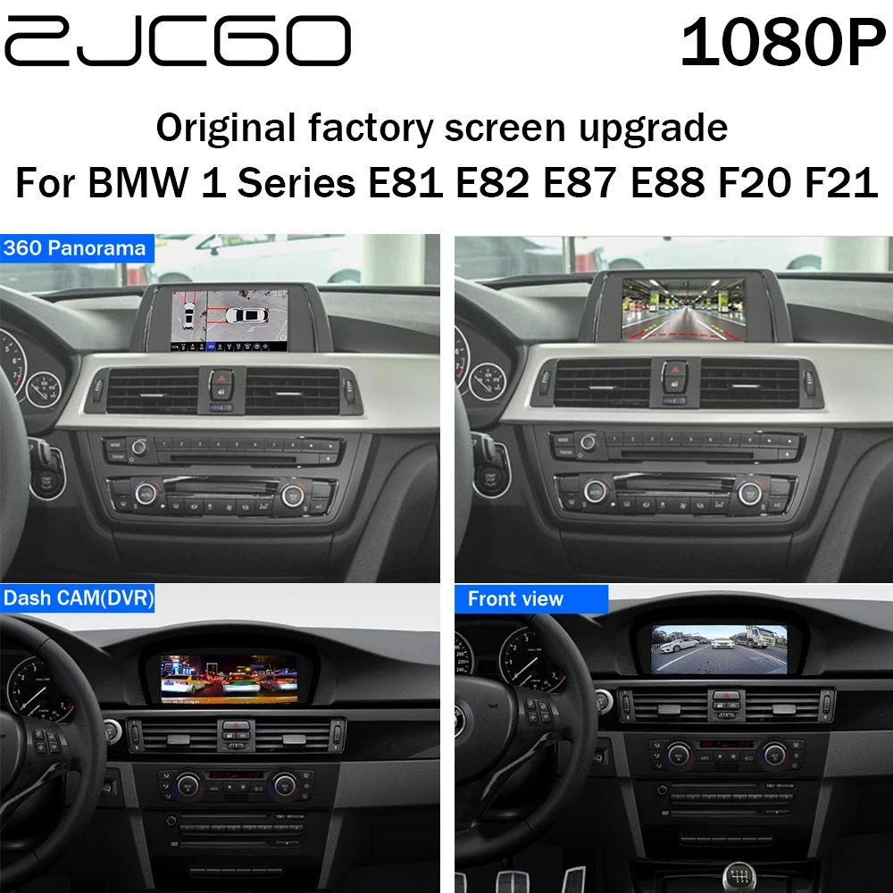 Видеорегистратор ZJCGO с заводским экраном 360 дюйма для BMW 3 серии E90 E91 E92 E93 F30 F31 F34 |