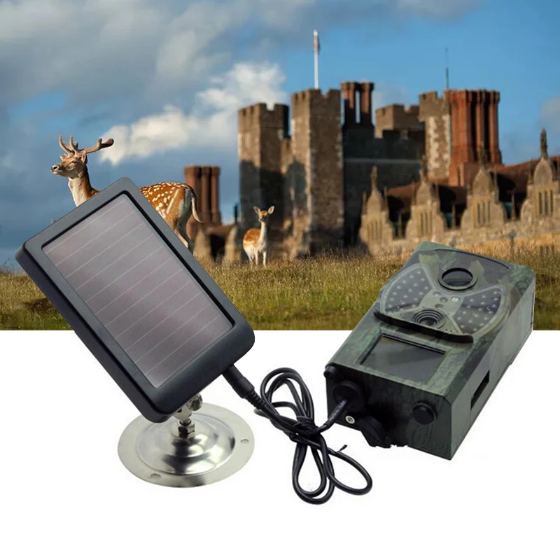 Зарядное устройство на солнечной батарее 2000 мАч для охоты фотоловушек охотников