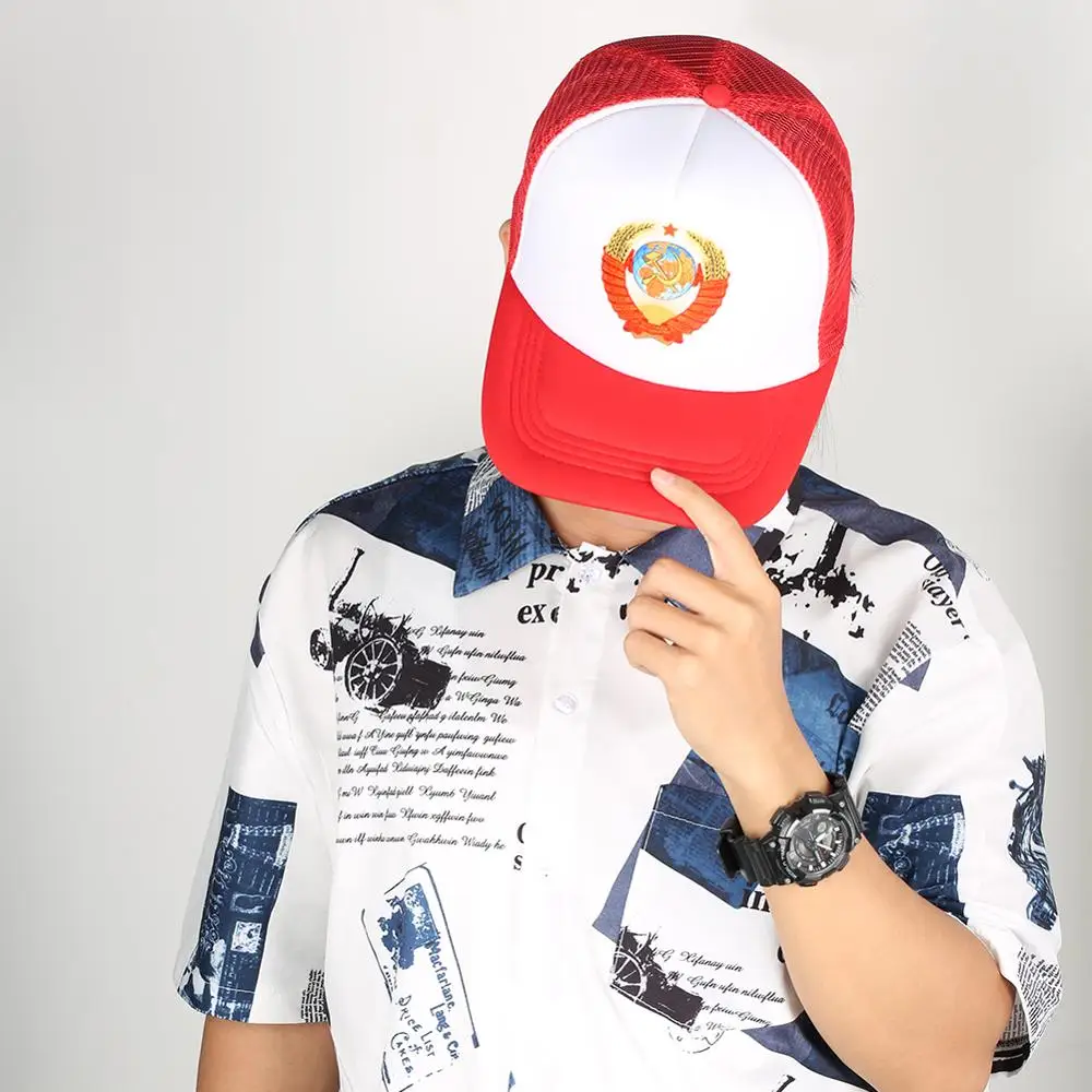 Хлопковая бейсбольная Кепка унисекс бейсболка с логотипом русского коммунизма