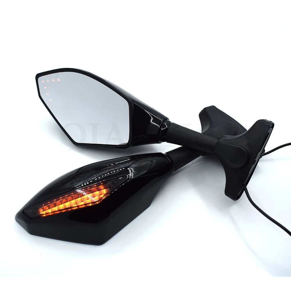 Универсальный мотоцикл заднего вида боковое Крыло зеркала w/Светодиодный