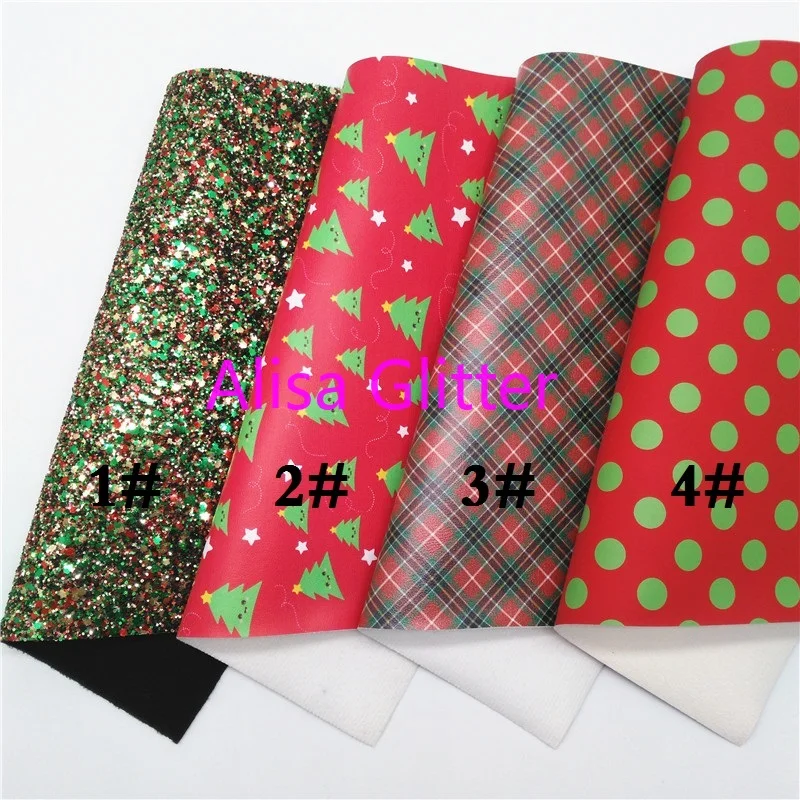 1 шт. блестящая зеленая ткань для банта 21 х29 см | Дом и сад