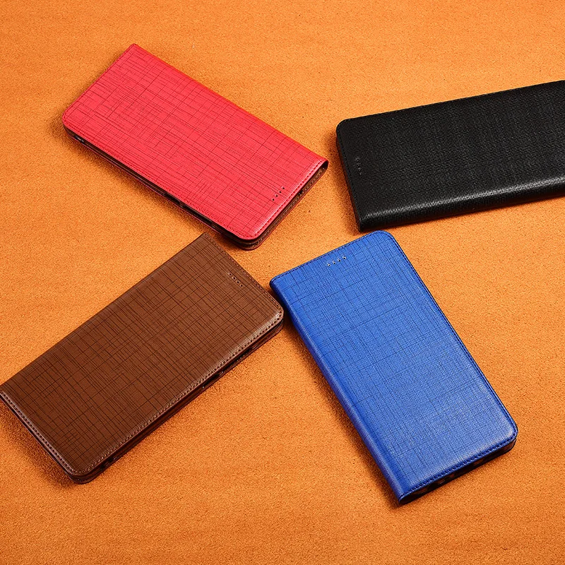 

Genuine Leather Case for XiaoMi Redmi K20 K30 K40 Pro Plus Simplicity Flip Cover Protective Cases