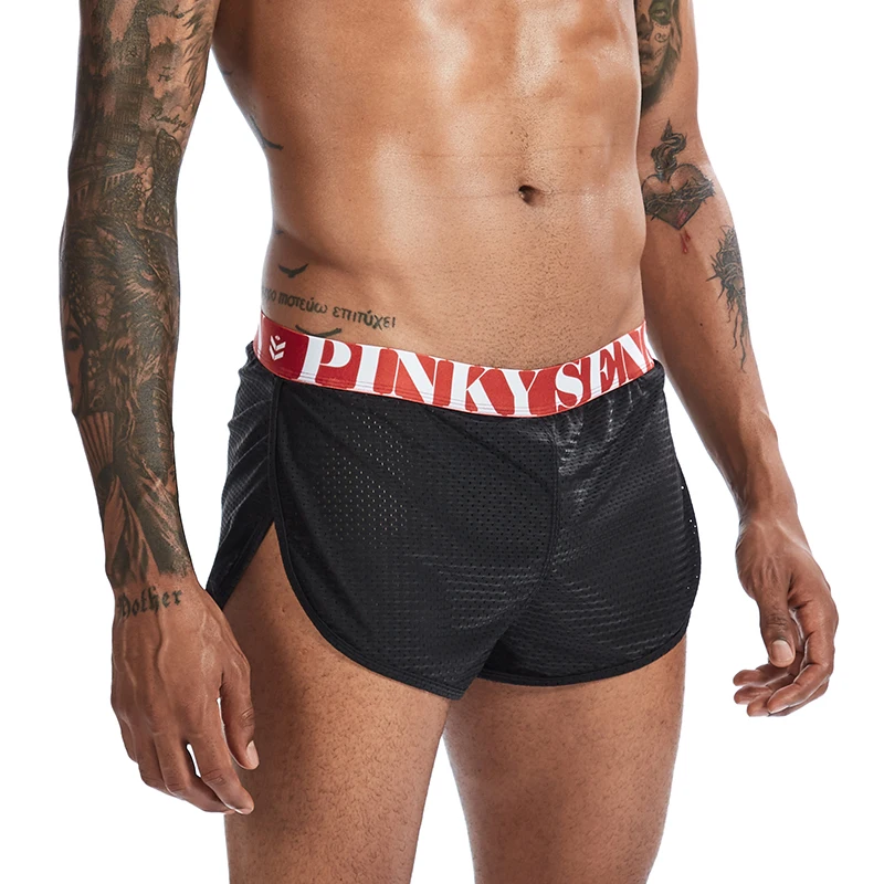 Мужские боксеры сексуальное нижнее белье мужские сетчатые шорты для фитнеса |
